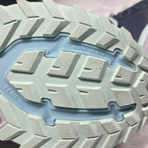 Skechers Womens 8.5 Glide Step Trail Outdoor All Terrain Navy Blue EUC - Picture 7 of 9